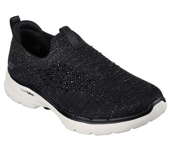 Black Skechers GO WALK 6 - Adalia | 7169E_USA