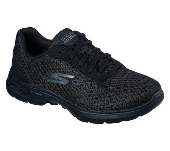 Black Skechers GO WALK 6 - Iconic Vision | 7184L_USA