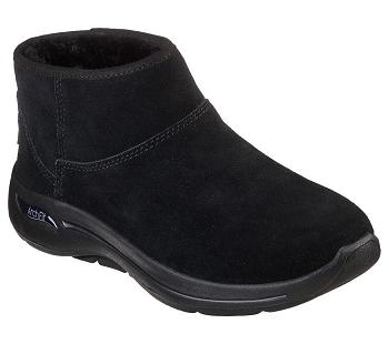 Black Skechers GO WALK Arch Fit - Cute N Cozy | 1202L_USA