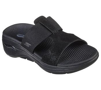 Black Skechers GO WALK Arch Fit - Lively | 53050_USA