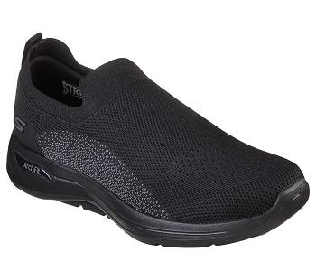 Black Skechers GO WALK Arch Fit - Seltos | 8064W_USA