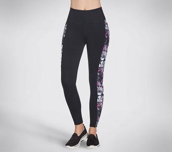 Black Skechers GO WALK Orchid Bloom HW | 5697P_USA