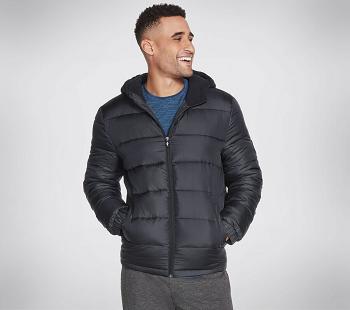 Black Skechers GO WALK Parkway Puffer | 26640_USA