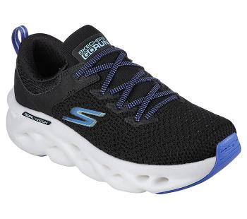 Black Skechers GOrun Swirl Tech - Dash Charge | 7294L_USA