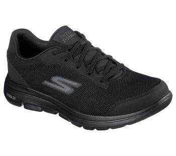Black Skechers GOwalk 5 - Demitasse | 4156B_USA