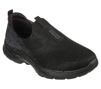 Black Skechers GOwalk 6 - Glimmering | 7947D_USA