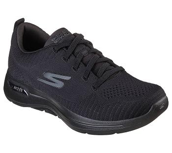 Black Skechers GOwalk Arch Fit - Grand Select | 5489P_USA