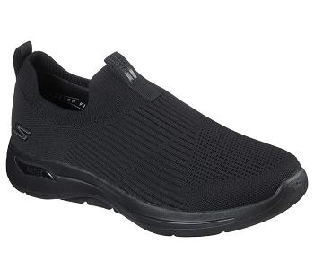 Black Skechers GOwalk Arch Fit - Iconic | 45810_USA