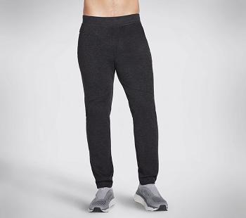 Black Skechers GOwalk GOknit Ultra Loft Pants | 3364S_USA