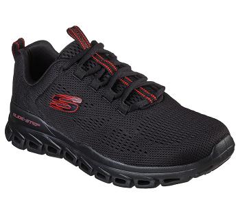 Black Skechers Glide-Step - Fasten Up | 5225Q_USA