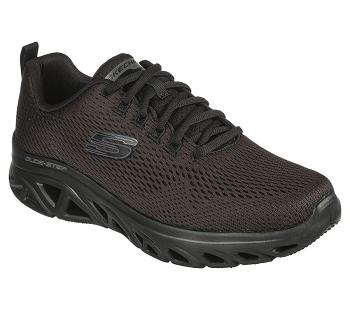 Black Skechers Glide-Step Sport - Wave Heat | 4914A_USA
