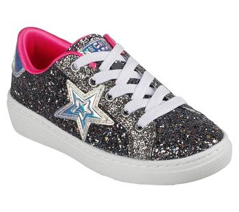 Black Skechers Goldie - Sparkle Up | 3895G_USA