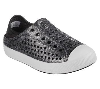Black Skechers Guzman Steps - Glitter Mist | 3370C_USA
