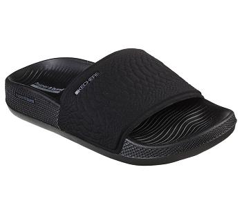 Black Skechers Hyper Slide - Wild Side | 45510_USA