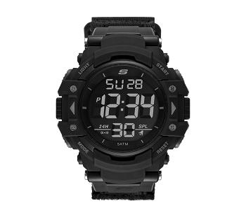 Black Skechers Keats Digital Watch | 2339Q_USA