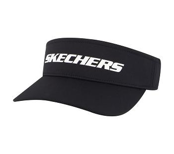 Black Skechers Logo Sun Visor | 28090_USA