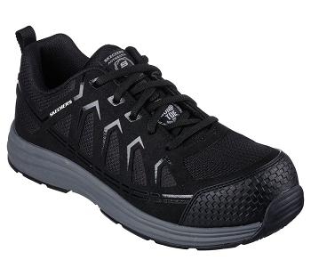 Black Skechers Malad II Comp Toe | 47110_USA