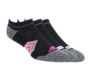 Black Skechers Marled Cushion Liner - 3 Pack | 3244R_USA