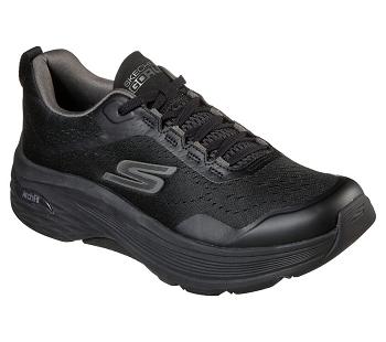 Black Skechers Max Cushioning Arch Fit | 6437B_USA