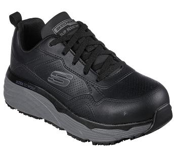 Black Skechers Max Cushioning Elite SR - Ralip | 3446L_USA