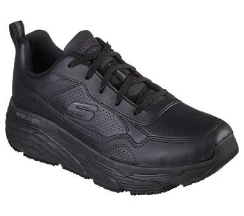 Black Skechers Max Cushioning Elite SR - Derowen | 76365_USA