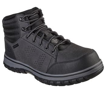 Black Skechers McColl - Dassah WP Comp Toe | 3936S_USA