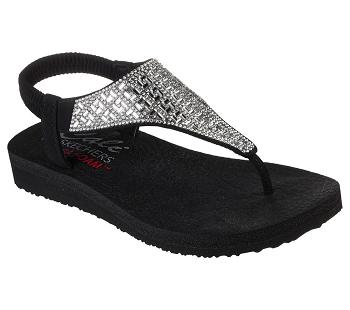 Black Skechers Meditation - Sweet Rock | 5578L_USA
