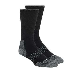 Black Skechers Merino Wool Crew - 2 Pack | 2250L_USA