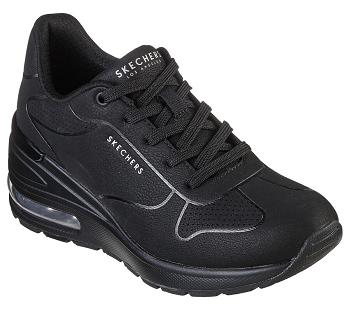 Black Skechers Million Air - Lifted | 3051X_USA