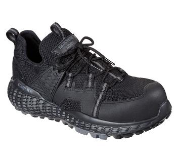 Black Skechers Monster Comp Toe | 4036L_USA