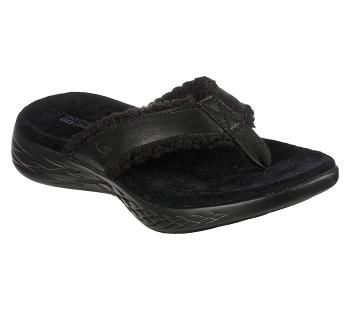 Black Skechers On-the-GO 600 Lounge - Cozy Love | 5755X_USA