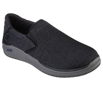Black Skechers Relaxed Fit: Arch Fit Melo - Walcott | 2018C_USA