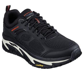 Black Skechers Relaxed Fit: Arch Fit Road Walker - Recon | 5008C_USA