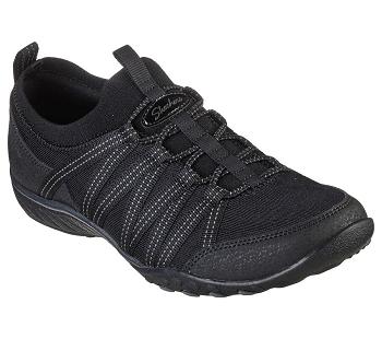 Black Skechers Relaxed Fit: Breathe-Easy - First Light | 63490_USA