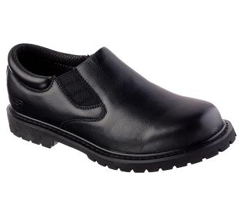 Black Skechers Relaxed Fit: Cottonwood - Goddard SR | 6836A_USA