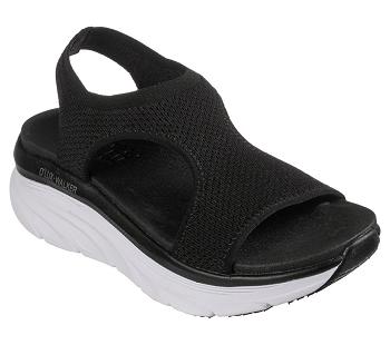 Black Skechers Relaxed Fit: D'Lux Walker - Retro Sun | 4642L_USA