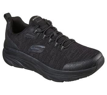 Black Skechers Relaxed Fit: D'Lux Walker - Pensive | 5900A_USA