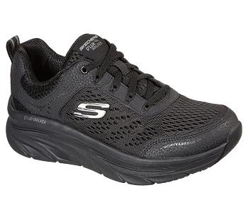 Black Skechers Relaxed Fit: D'Lux Walker - Infinite Motion | 6884R_USA