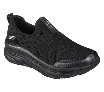 Black Skechers Relaxed Fit: D'Lux Walker - Quick Upgrade | 7054L_USA