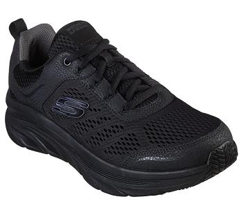 Black Skechers Relaxed Fit: D'Lux Walker SR - Oswah | 7611E_USA