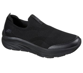 Black Skechers Relaxed Fit: D'Lux Walker - Quick Upgrade | 76625_USA