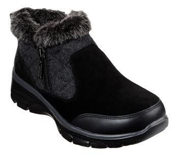 Black Skechers Relaxed Fit: Easy Going - Warm Vibez | 1466S_USA