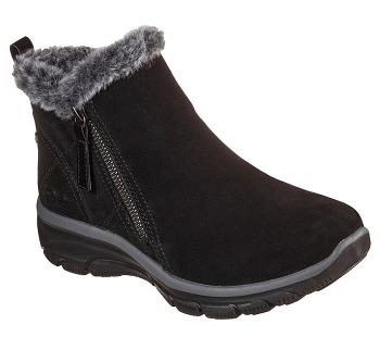 Black Skechers Relaxed Fit: Easy Going - High Zip | 1477G_USA