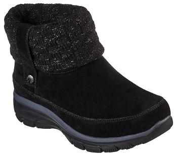Black Skechers Relaxed Fit: Easy Going - Upgraded Heights | 16778_USA