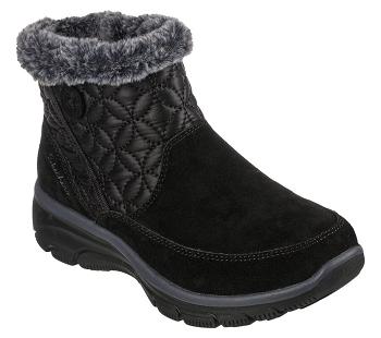 Black Skechers Relaxed Fit: Easy Going - Cozy Puffer | 7338L_USA