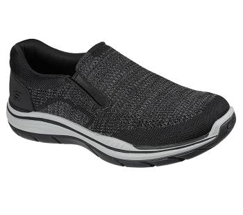 Black Skechers Relaxed Fit: Expected 2.0 - Arago EXTRA WIDE | 1482A_USA