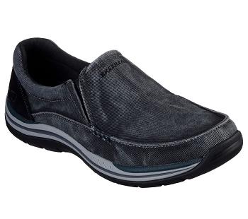 Black Skechers Relaxed Fit: Expected - Avillo | 1518S_USA