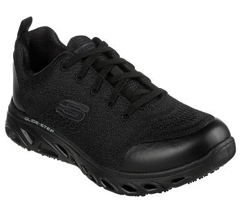 Black Skechers Relaxed Fit: Glide-Step SR | 4096L_USA