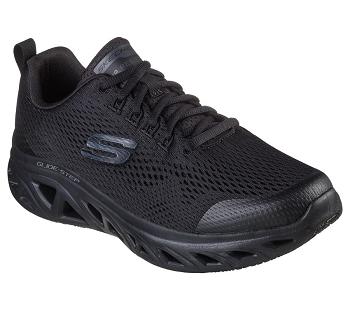 Black Skechers Relaxed Fit: Glide-Step SR - Stauntap | 7011D_USA