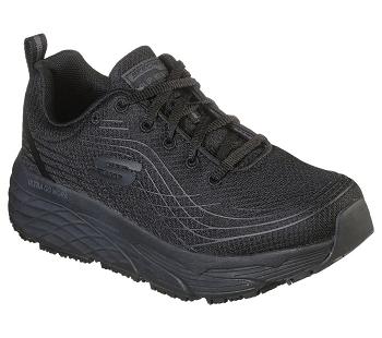 Black Skechers Relaxed Fit: Max Cushioning Elite SR | 34718_USA